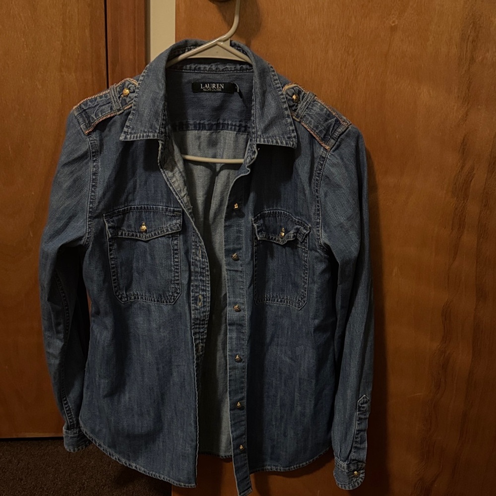 Lauren Ralph Lauren Blue Denim Shirt